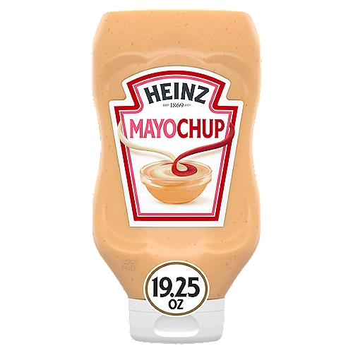 Heinz Mayochup Sauce, 19.25 oz
Heinz Mayochup combines the delicious taste of ketchup, mayonnaise and a special blend of spices.