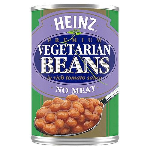 Heinz Premium Vegetarian Beans in Rich Tomato Sauce, 16 oz
The American Heart Association recommends meat substitutes, such as beans, prepared with little fat as a method for reducing dietary fat, saturated fat, and cholesterol intakes.