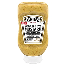 Heinz Spicy Brown Mustard, 14 Ounce