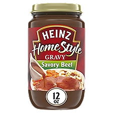 Heinz HomeStyle Savory Beef Gravy, 12 oz Jar