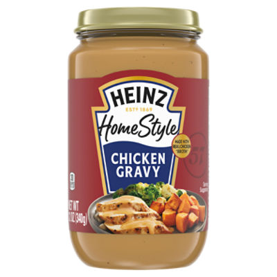 Heinz HomeStyle Classic Chicken Gravy, 12 oz Jar, 12 Ounce