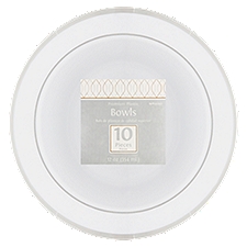 Amscan Premium Plastic 12 Oz Bowls, 10 count