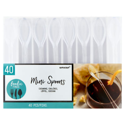 Amscan Mini Spoons, 40 count