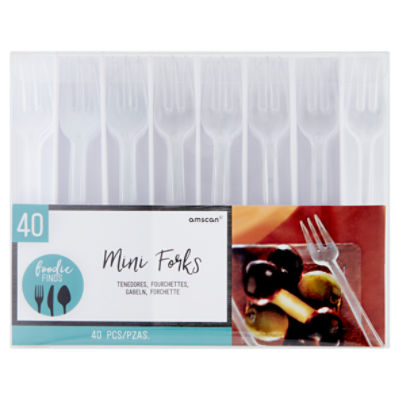 Amscan Mini Forks, 40 count