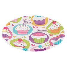 Party Impressions Plates Cupcake Party 9', 8 Each
