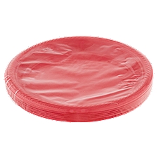 Party Impressions Plastic Plates, Apple Red 7", 20 Each