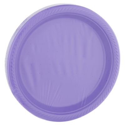 Amscan Party Impressions New Purple 7" Plastic Plates, 20 count, 20 Each