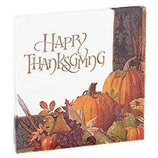 Amscan Party Impressions November Harvest Luncheon Napkins, 16 count