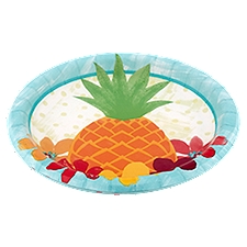 Amscan Party Impressions 8 3/4 In Pineapple Party Plates, 8 count