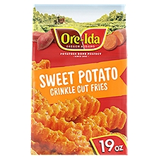 Ore-Ida Crispy Crinkles French Fried Sweet Potatoes, 19 oz, 19 Ounce