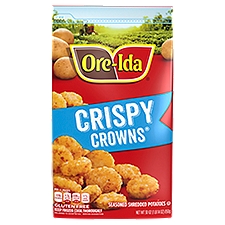 Ore-Ida Crispy Crowns Seasoned Shredded Potatoes, 30 oz, 30 Ounce