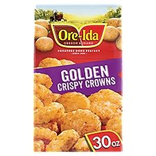 Ore-Ida Crispy Crowns Seasoned Shredded Potatoes, 30 oz, 30 Ounce