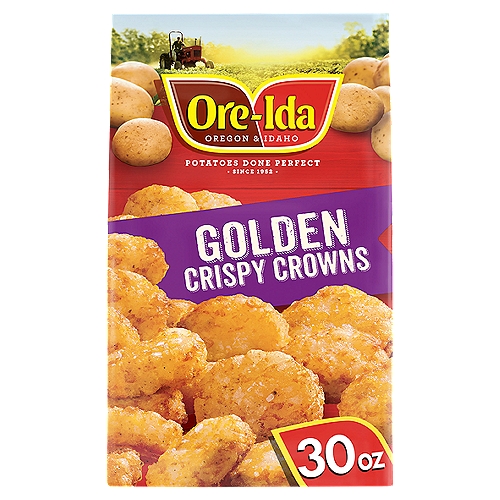 Ore-Ida Crispy Crowns Seasoned Shredded Potatoes, 30 oz