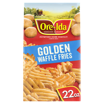 Ore-Ida Crispy Waffle Fries French Fried Potatoes, 22 oz