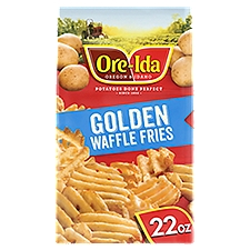 Ore-Ida Crispy Waffle Fries French Fried Potatoes, 22 oz, 22 Ounce