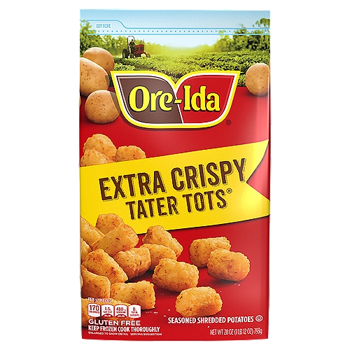 Ore-Ida Extra Crispy Tater Tots, 28 oz