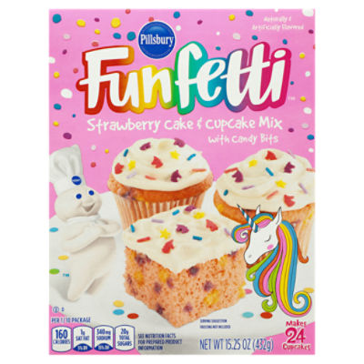 Pillsbury Funfetti Unicorn Cake Mix, 15.25 oz