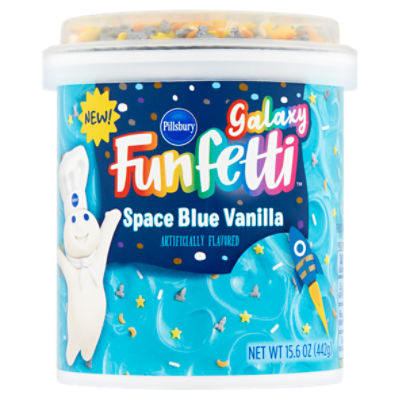 Pillsbury Funfetti Galaxy Space Blue Vanilla Frosting, 15.6 oz