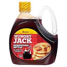Hungry Jack Butter Flavored Syrup, 27.6 fl oz, 27.6 Fluid ounce