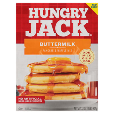 Hungry Jack Buttermilk Pancake & Waffle Mix 32 oz