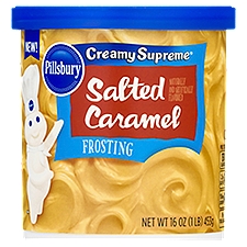 Pillsbury Creamy Supreme Salted Caramel Frosting, 16 oz