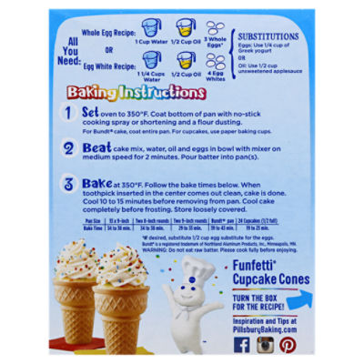 pillsbury cupcake mix