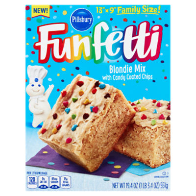 Pillsbury Funfetti Blondie Mix, Candy Coated Chips