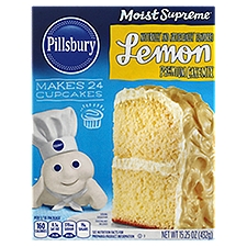 Pillsbury Moist Supreme Lemon Premium, Cake Mix, 15.25 Ounce