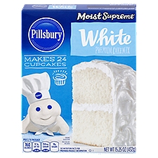 Pillsbury Moist Supreme Cake Mix, White, 15.25 Ounce