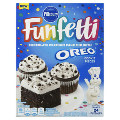 Pillsbury Funfetti Chocolate Premium Cake Mix, 15.25 oz ShopRite