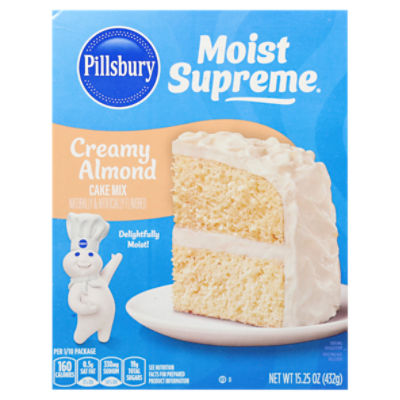 Pillsbury Moist Supreme Creamy Almond Cake Mix 15.25 oz