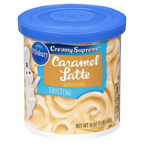 Pillsbury Creamy Supreme Caramel Latte Frosting 16 oz