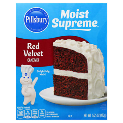 Pillsbury Moist Supreme Red Velvet Cake Mix, 15.25 oz