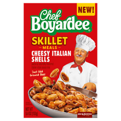 Chef Boyardee Cheesy Italian Shells Skillet Meals, 5.4 oz