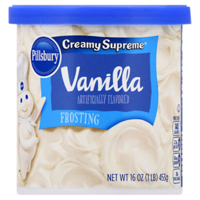 Pillsbury Creamy Supreme Vanilla Frosting, 16 oz
