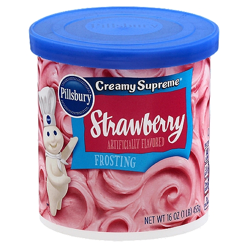 Pillsbury Creamy Supreme Strawberry Frosting 16 oz