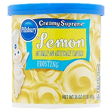 Pillsbury Creamy Supreme Lemon, Frosting, 16 Ounce
