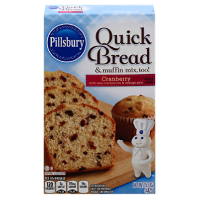 Pillsbury Cranberry Quick Bread & Muffin Mix, 15.6 oz ShopRite