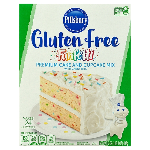 Pillsbury Funfetti Gluten Free Cake & Cupcake Mix 17 oz