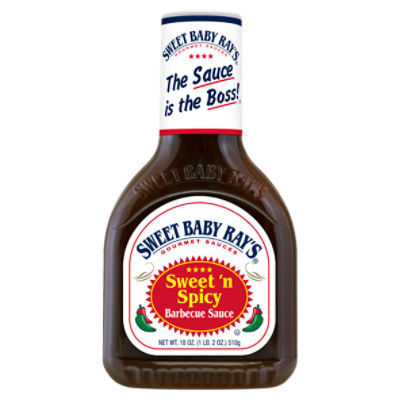 Sweet Baby Ray's Sweet 'n Spicy Barbecue Sauce, 18 oz