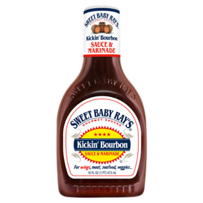 Sweet Baby Ray's Kickin' Bourbon Sauce & Marinade, 16 fl oz