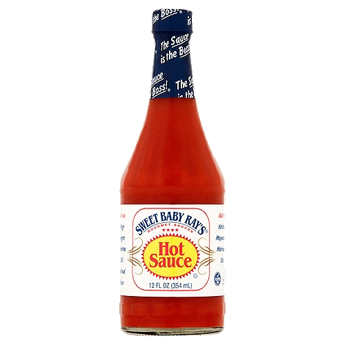 Sweet Baby Ray's Hot Sauce, 12 fl oz
The premium aged cayenne peppers and garlic in Sweet Baby Ray's Hot Sauce create a balanced blend of heat and flavor to make this the perfect ''sauce on the side'' of whatever you're eating.
Now more than ever:
''The Sauce is the Boss.''
Sweet Baby Ray