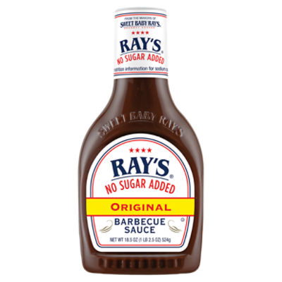 Ray's No Sugar Added Original Barbecue Sauce, 18.5 oz, 18.5 Ounce