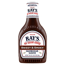 Ray's No Sugar Added Hickory, Barbecue Sauce, 18.5 Ounce