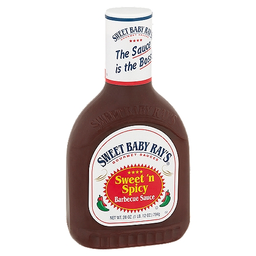 Sweet Baby Ray's Sweet 'n Spicy Barbecue Sauce, 28 oz
The Sauce is the Boss!®