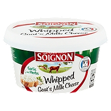 Soignon Cheese Whipped Garlic and Herb Goat's Milk, 4.9 Ounce