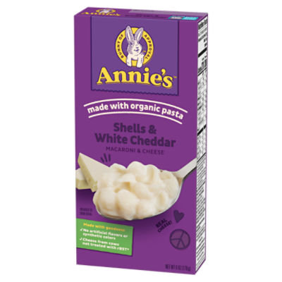 Annie's Shells & White Cheddar Macaroni & Cheese, 6 oz
