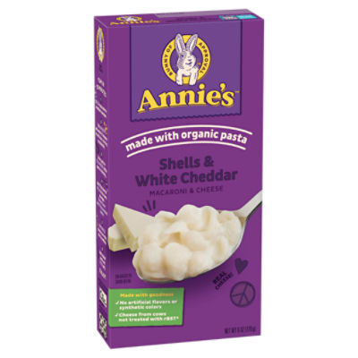 Annie's Shells & White Cheddar Macaroni & Cheese, 6 oz
