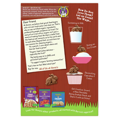 Annie's Homegrown Organic Birthday Cake Bunny Grahams – Healthy Snack  Solutions