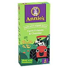 Annie's Farm Friends & Cheddar Pasta & Cheese, 6 oz